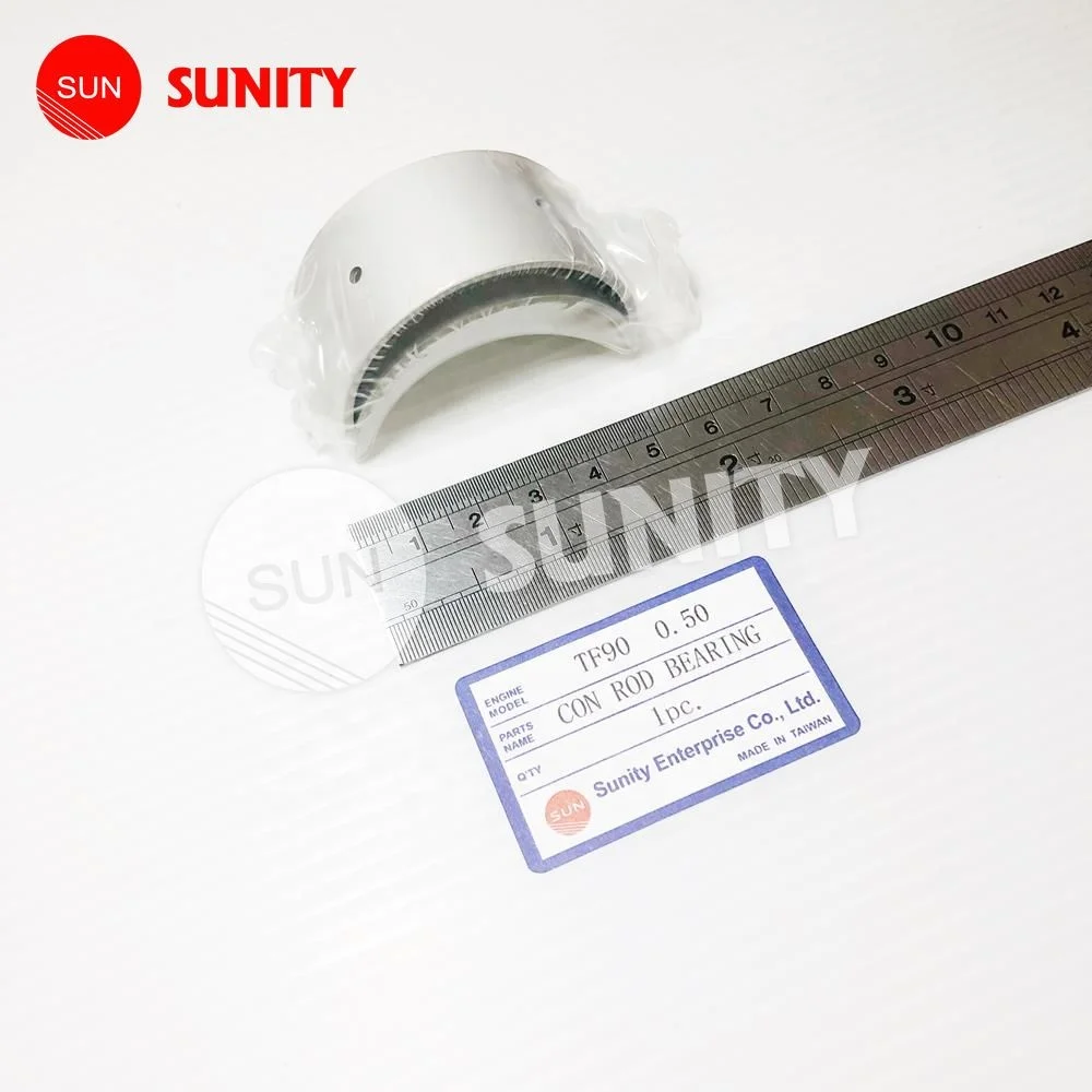 SUNITY Excellent Quality Oversize 0.50 Con Rod Bearing TF90 For Yanmar TF90 Excavator Taiwan Spare Part Machinery Engine Parts