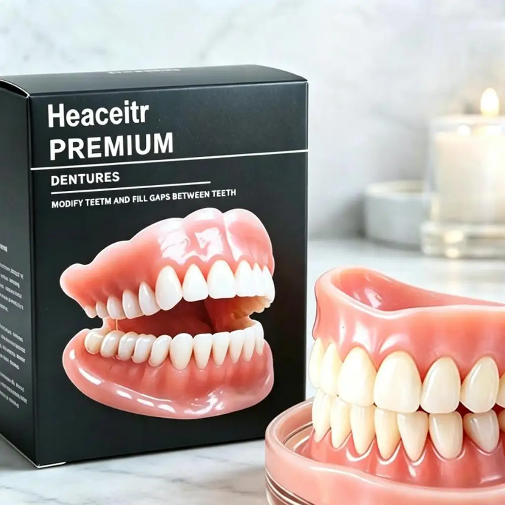 Full Package Upper And Lower Teeth New Full Package Dental Stickers Braces Decoration Stage Decoration Cosplay ﻿