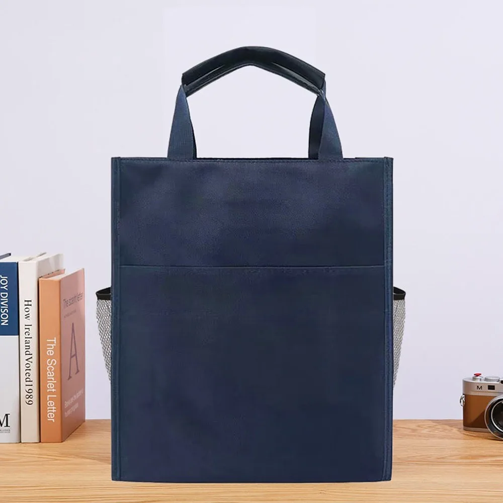 

Fashion Oxford Cloth File Bag Large Capacity Multi-Layer Stationery Storage Bag Dust-proof Document Bag Office Supplies