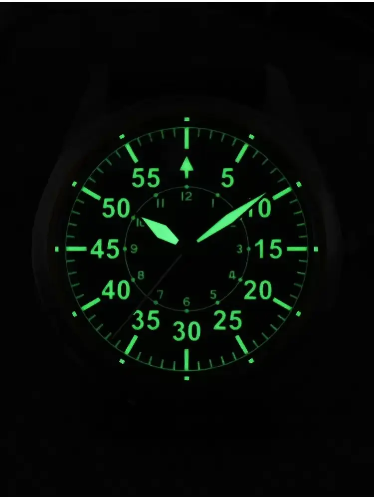 San Martin 39mm Retro Pilot Watch NH35 Automatic Mechanical Men's Watches Dive 20Bar Luminous Wristwatch Sapphire SN0030G-2