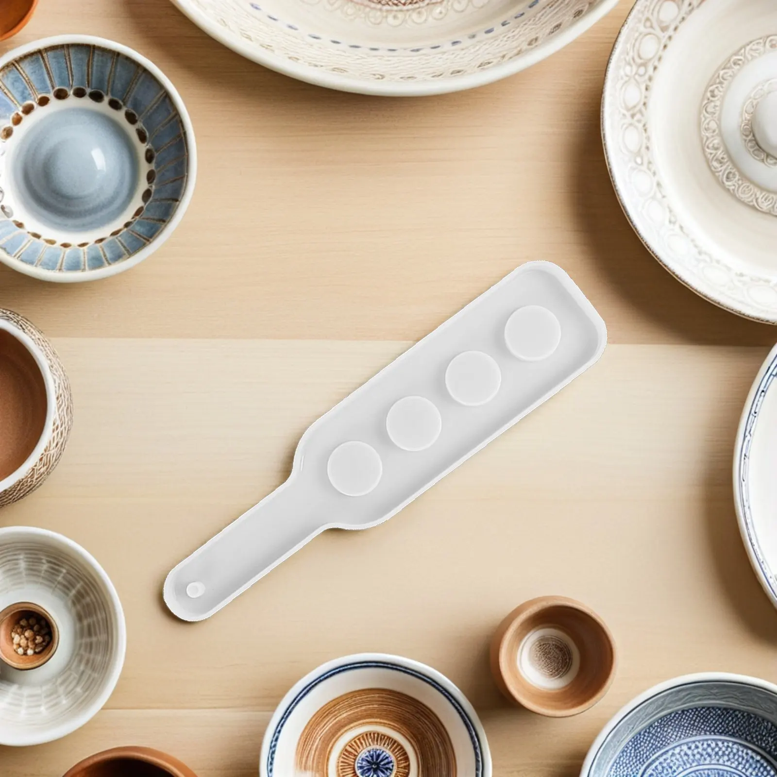 

2Pcs Crystal Droplet Glue Silicone Mold for Resin Jewelry DIY Mirror Craft Epoxy Droplet Making Reusable Fine Detail Serving