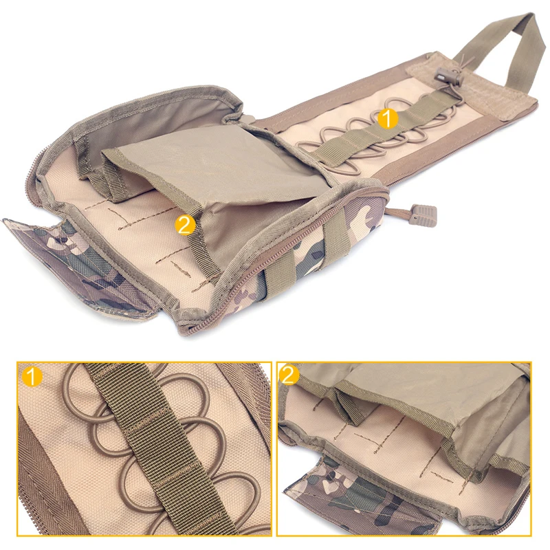 Outdoor Emergency Waist Bag First Aid Bags Molle Pouches Gear Waist Bag Men Phone Pouch Camping Hunting Accessories
