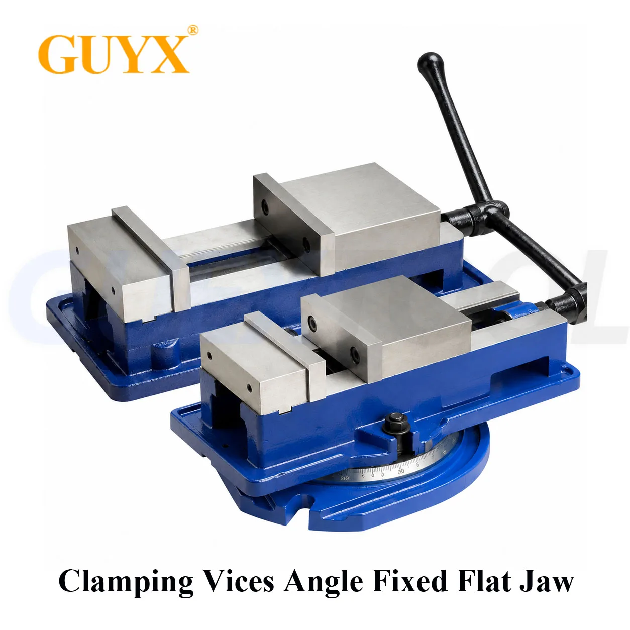6 Inches Clamping Vices Angle Fixed Flat Jaw Pliers CNC Common Clamping Vise High Precision Hardness 45° Optional
