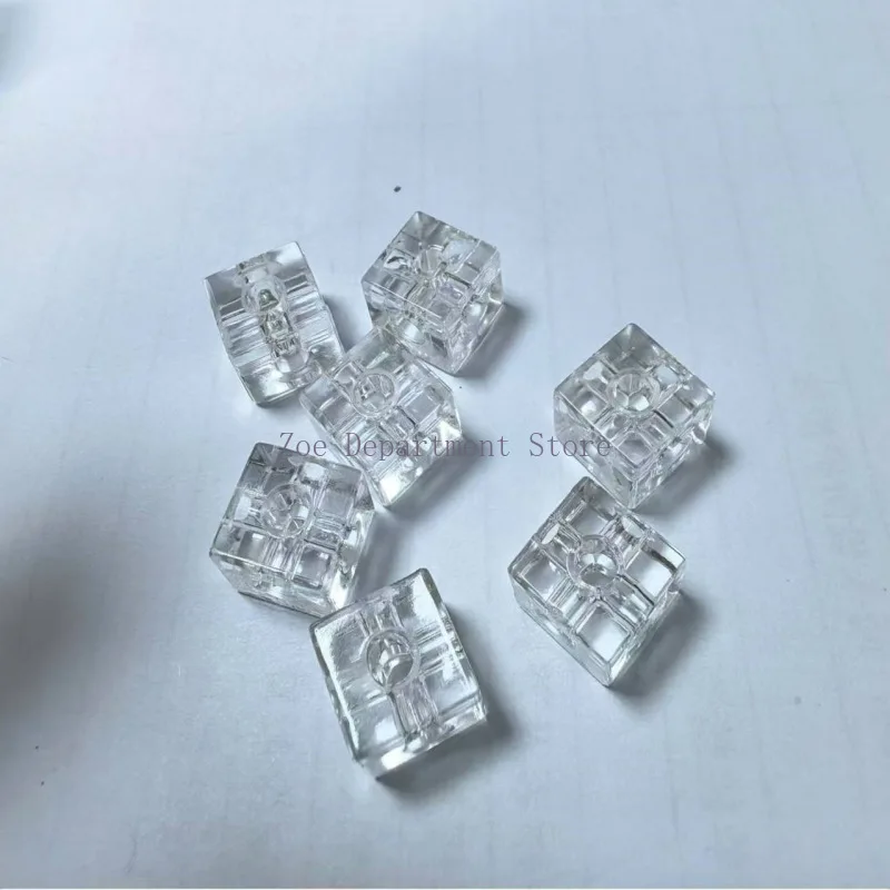 10pcs 15mm square acrylic box display box regular penetration four transparent six sided corner nut connector