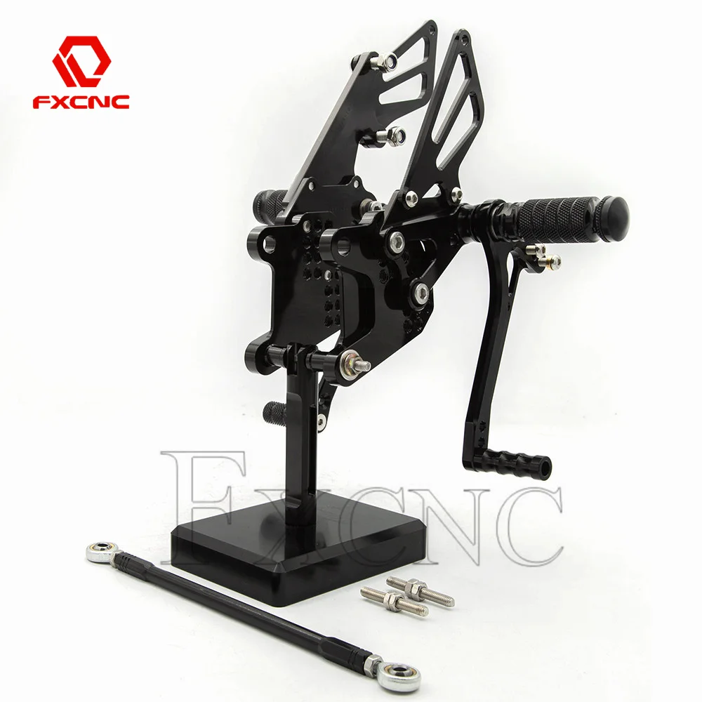 

For KAWASAKI Ninja ZX10R ZX-10R ZX 10 R 2006 2007 2008 2009 2010 CNC Adjustable Motorcycle Rearset Footrest Rear Set Footpeg