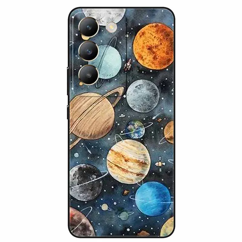 For Vivo V30 Lite 4G Case Cartoon Cool Wolf Silicone TPU Soft Phone Covers for Vivo V 30 Lite 4G V30Lite Shockproof Capa Animals