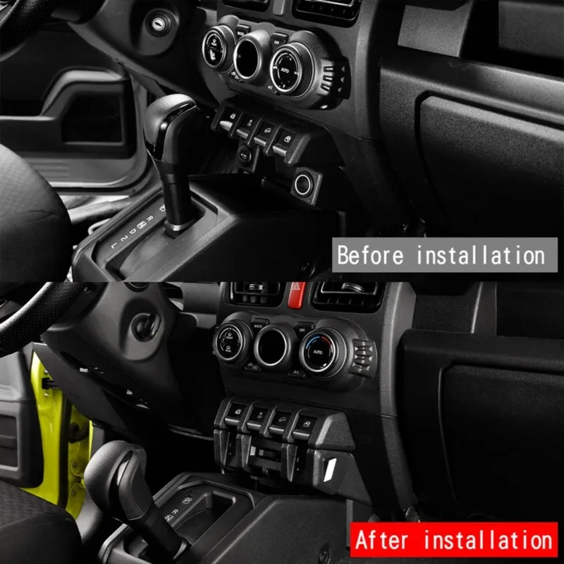 For Jimny JB64 JB74W 2019-2025 Car Power Dual USB Shunt Hub Type C Splitter Cigarette Socket Adapter