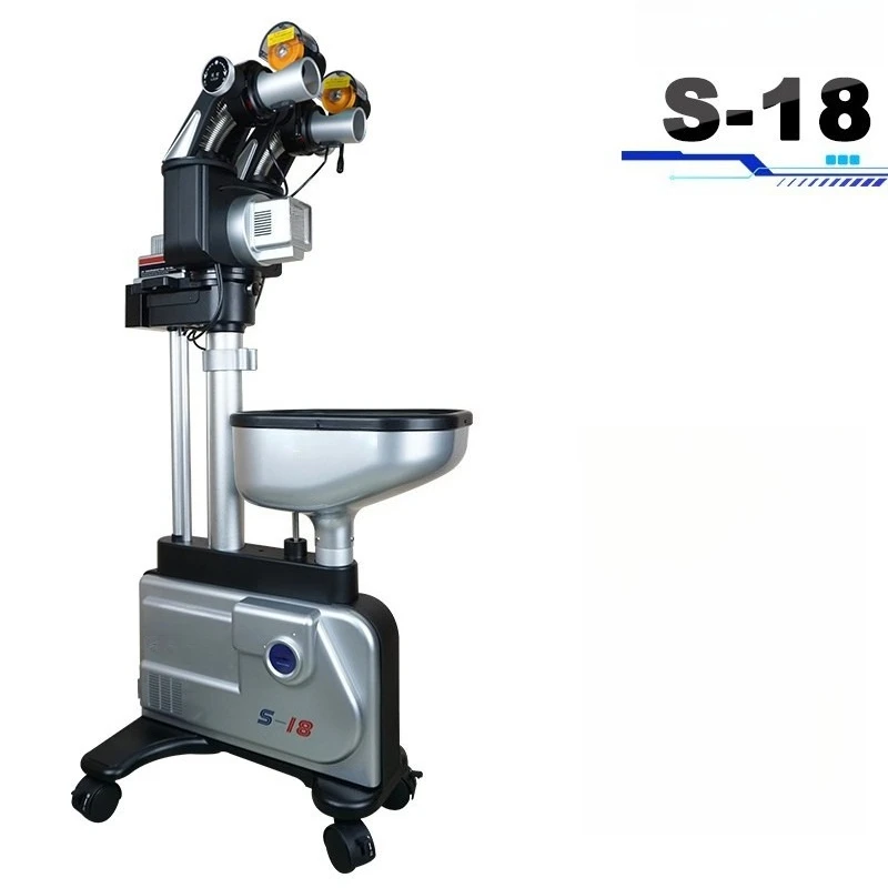 Service machine, table tennis service machine S18 double head floor type automatic ball trainer trainer