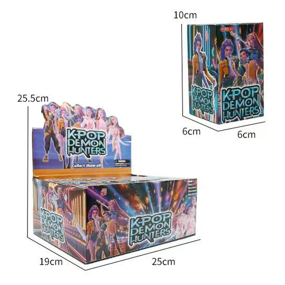 Anime Kpop chasseurs de démons série Figure boîte aveugle Derpys tigre Rumi Mira Zoey chatte Figurine poupée Mini décoration modèle jouet cadeaux