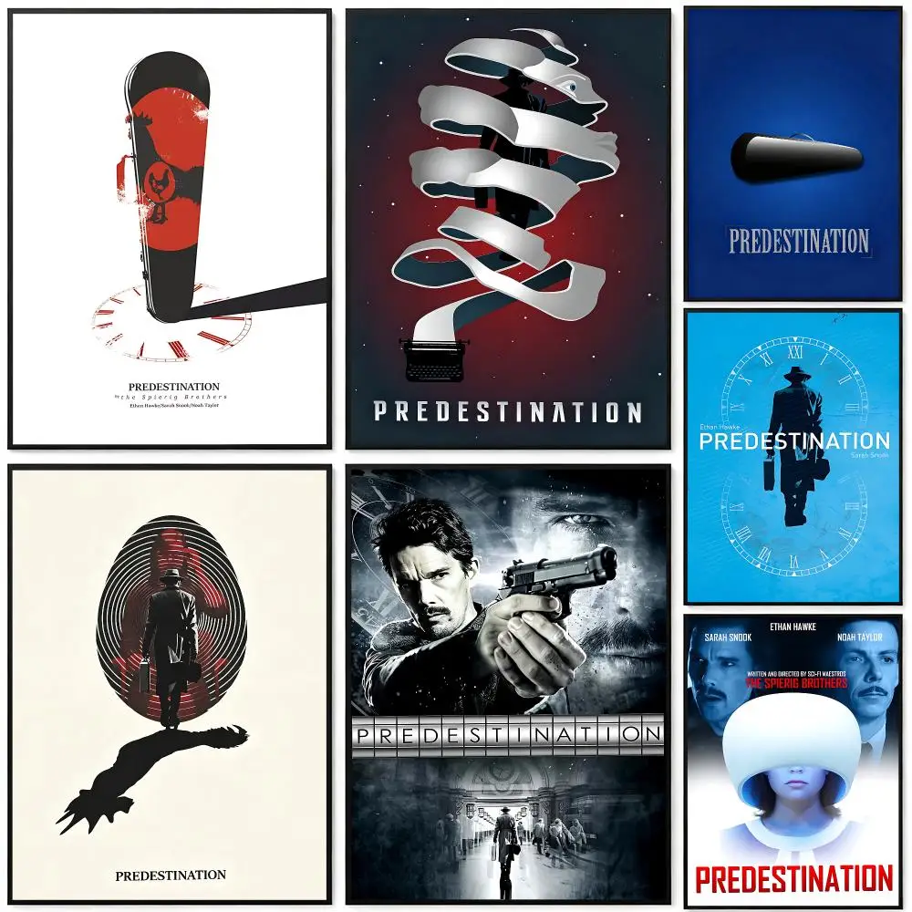 Movie Predestination Poster Poster HD Printing Cyberpunk Style Wall Art Home Decor For Gaming Room Living Room Bedroom Gift Idea