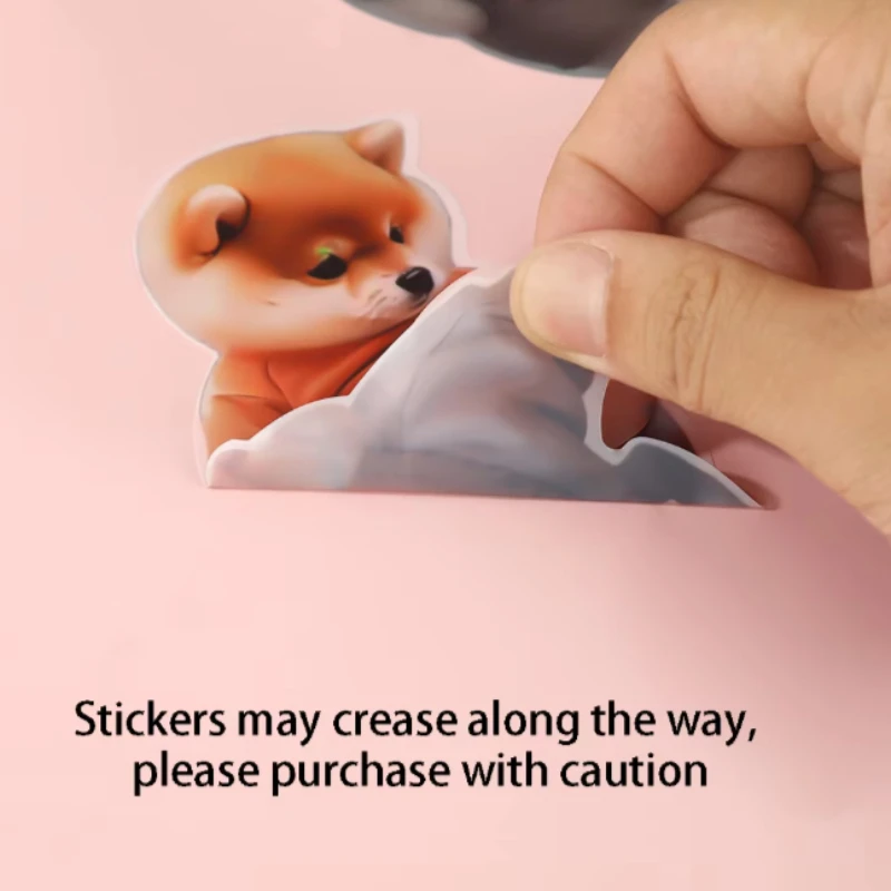 5pcs Squishy Dog Door Stopper - Cute Fat Puppy Stress Relief Toy, Slow Rising Plush Anti-Collision Wedge Bumper - view 5