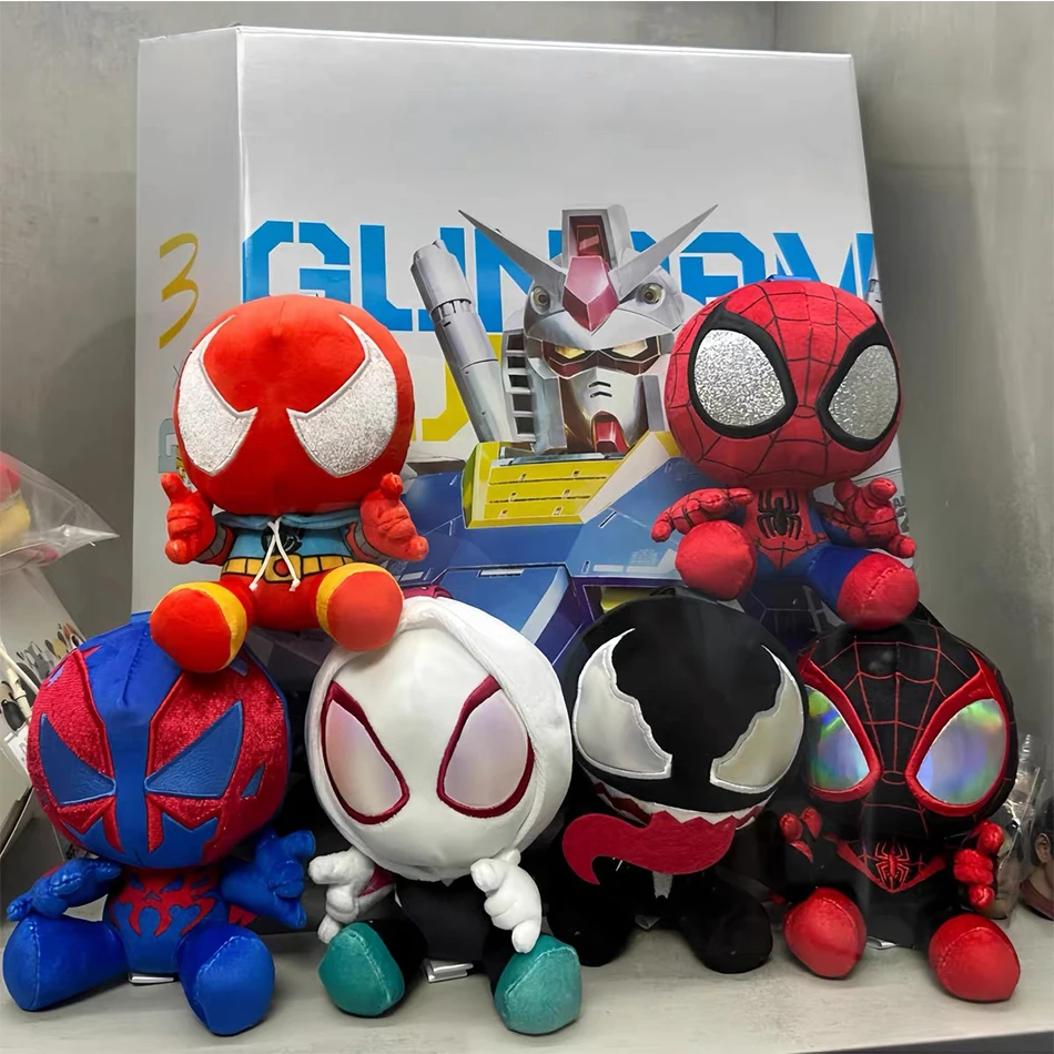 Spider Man Series Blind Box Cosbi Plush Anime Peripheral Figurines Backpacks Pendants Ornaments Surprise Gift for Boys@