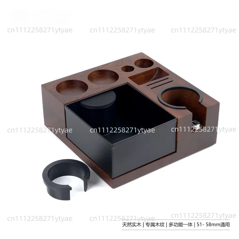 Espresso Knock Box, Espresso Coffee Organizer Box Fit for Storage Tamper, Distributor, Portafilter & Puck Screen