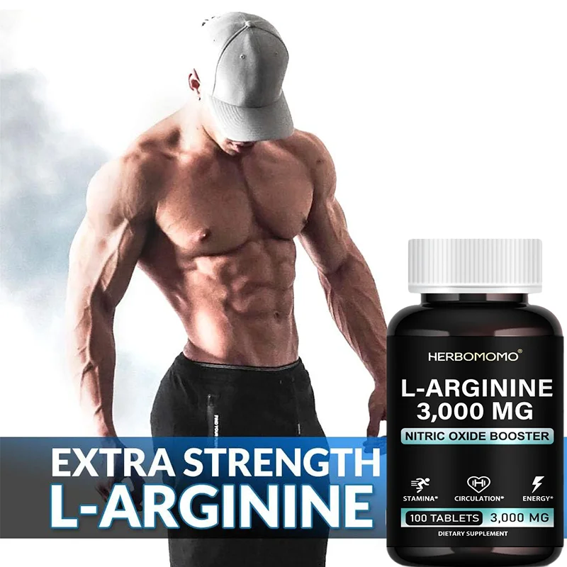 L-Arginine Supplement for Me Nitric Oxide Precursor Improve Endurance , Performance & Energy