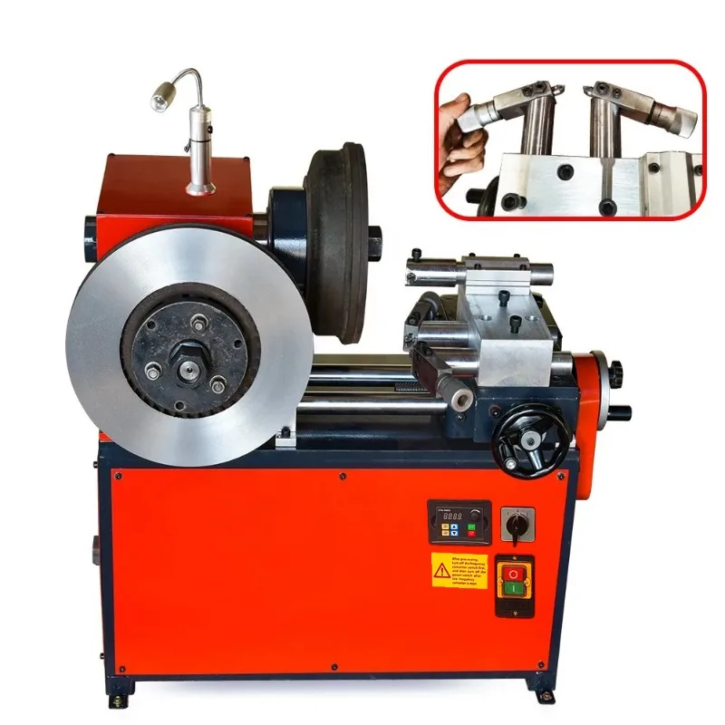 

FC9335 Continuously variable brake disc and drum cutting lathe for cars, trucks and off-road vehicles