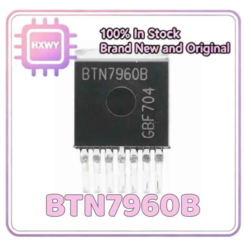 (5/50 pieces) BTN7960B BTN7960 SMD TO-263-7 Intelligent Automotive Motor Driver Chip Brand New Original Fast Shipping