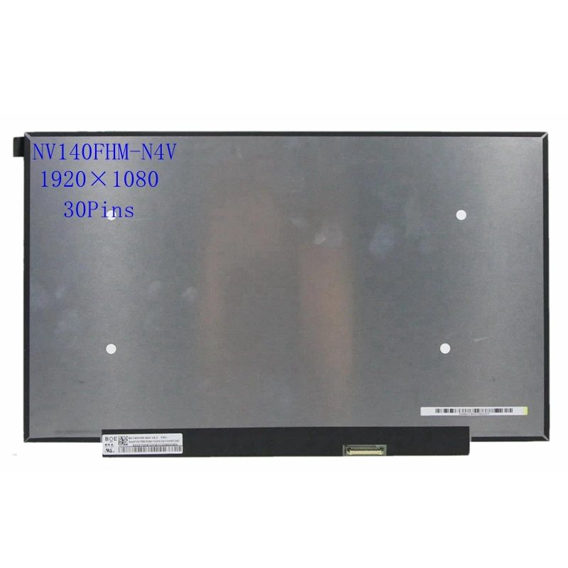 14.0''laptop Lcd Display Screen Matrix IPS Panel NV140FHM-N4V FRU 5D10W87242 FHD 1920X1080 30Pins