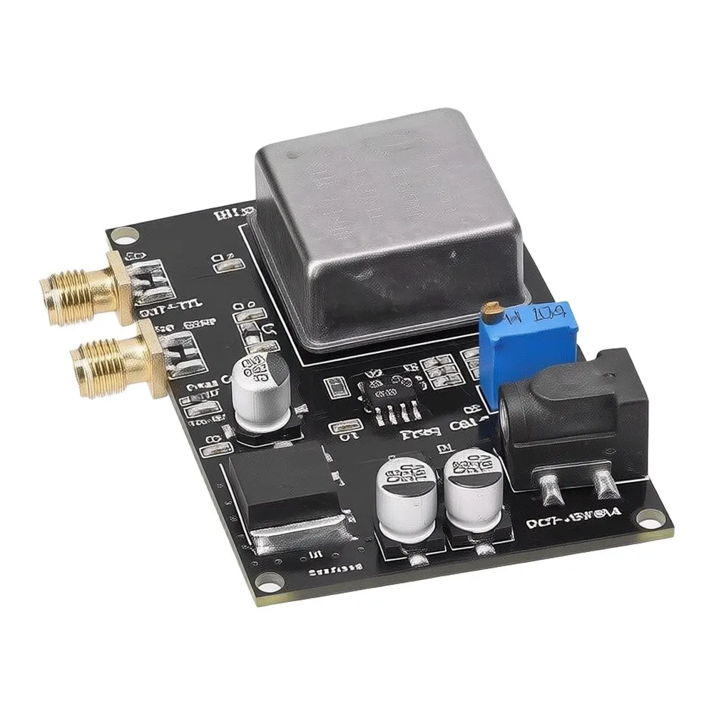 OCXO Clock Reference Module with Metal Oven-Controlled Oscillator Housing for Consistent Frequency Performance