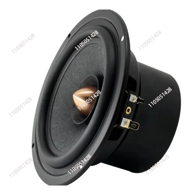 1Pieces  5.25 Inch Full-Range Speaker Driver Unit  Audiophile Grade Wool Fiber Paper Cone 25W