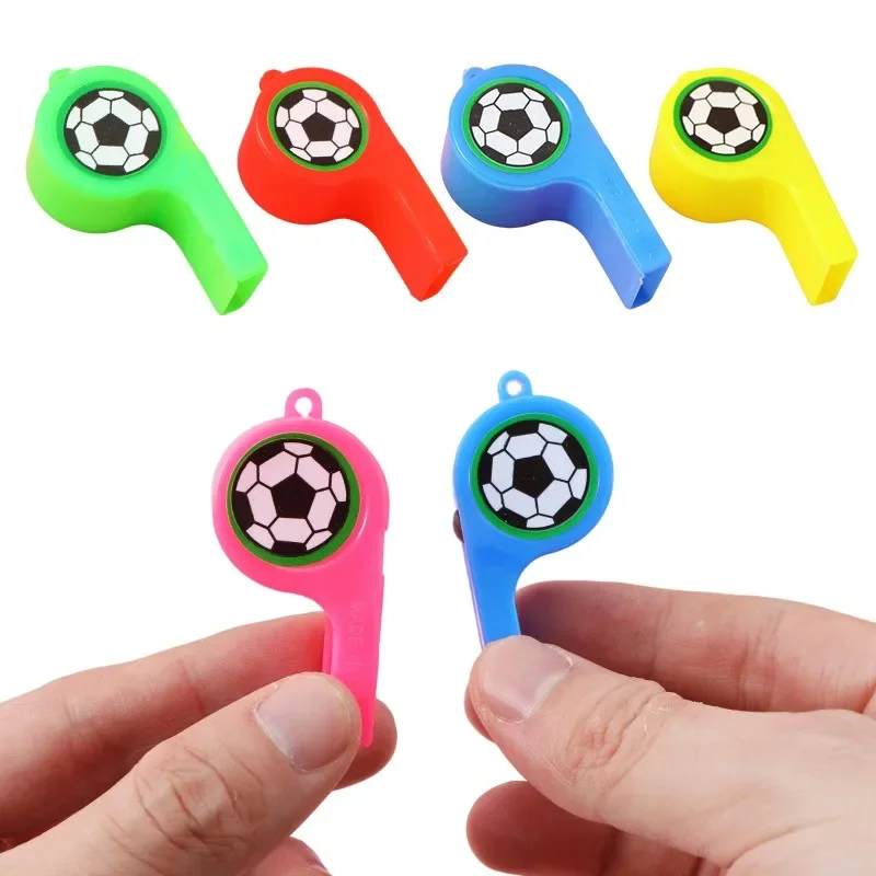 12pcs Cheerleading Whistle For Children'S Student Games World Cup Keep Going Football Vocal Concert Hanging Rope Props Referee