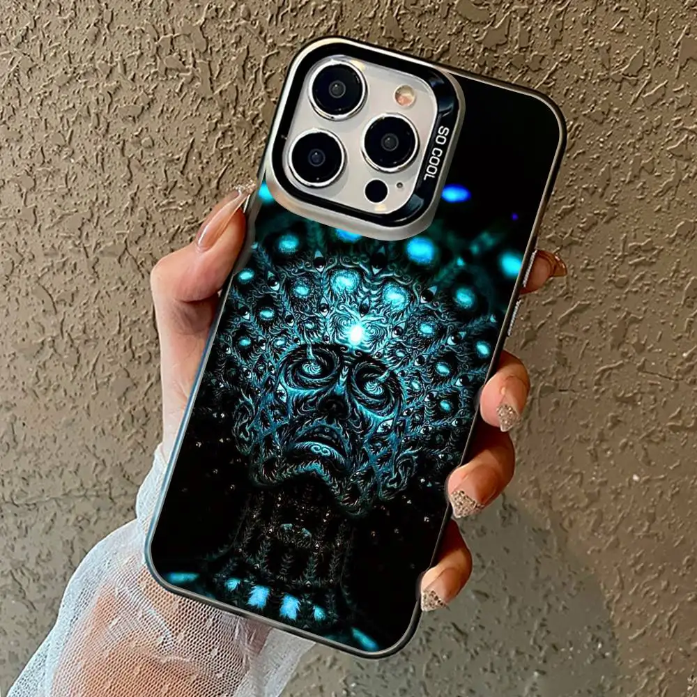 Classic Tool Band Lateralus Phone Case For iPhone17,16,15,14,13,12,11 Pro Max Blcak Matte Shockproof Cover