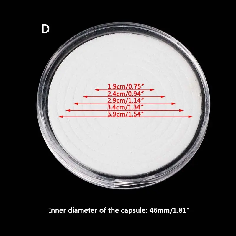 Round Coin Storage Box with Inner Replacement Earrings Organization Collection