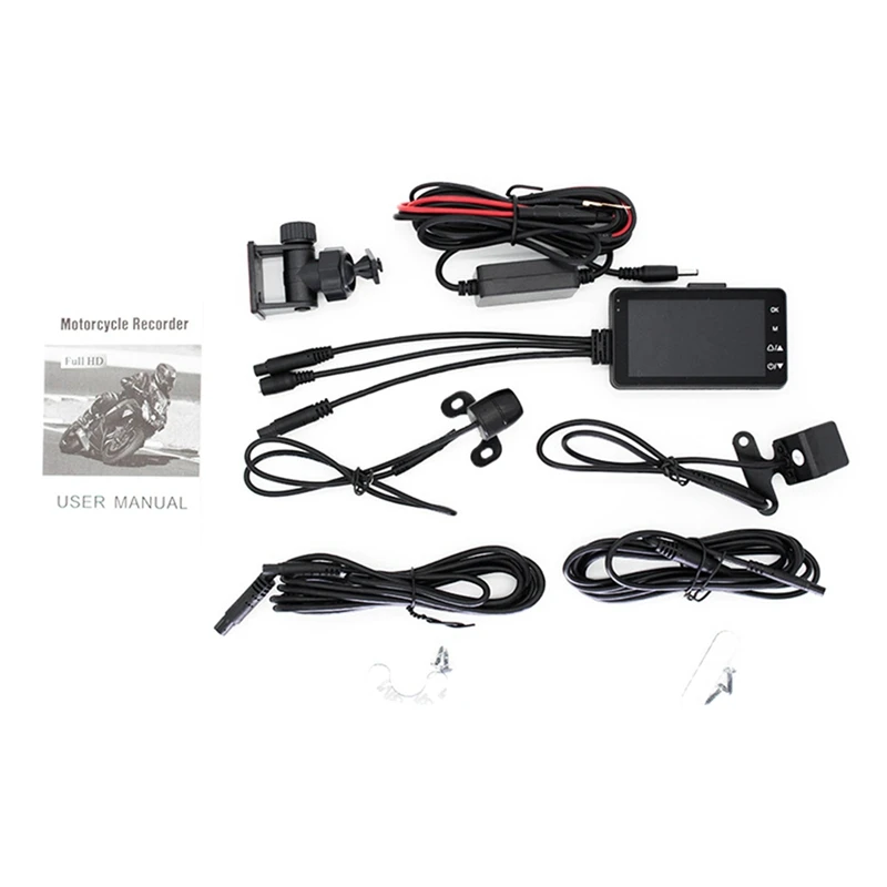 

Motorcycle DVR Motorcycle Camera GPS Driving Recorder Front And Rear Driving Video Recorder Black Box