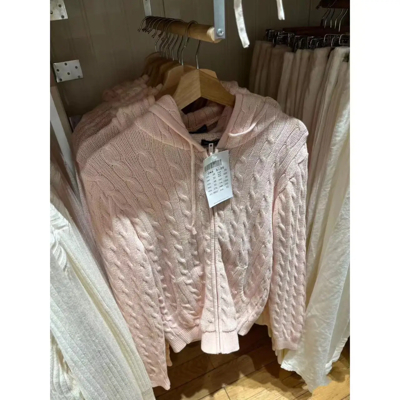 

Brandygirl, осенняя новая вязаная шапка Sle BM, свитер Twist College Sle, верхнее пальто, женское модное пальто в стиле ретро, длинная свева на молнии