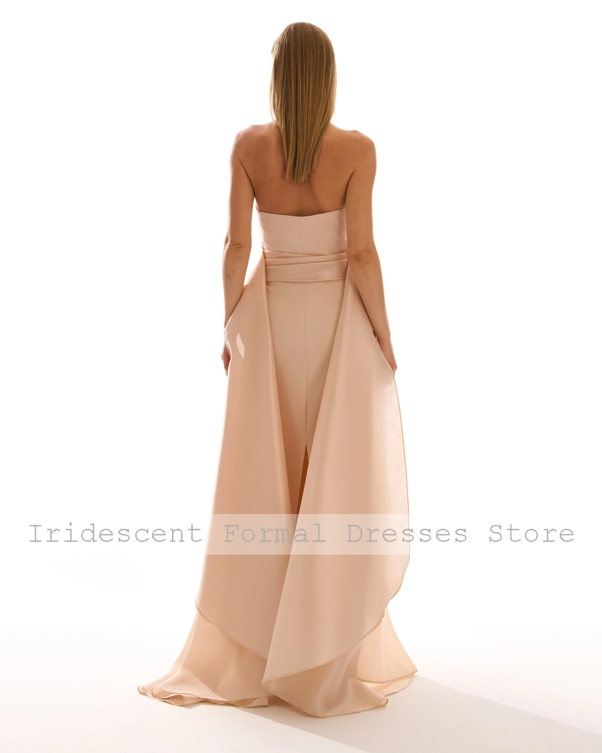 Vestidos de noite sem alças personalizados, bainha elegante, vestidos de baile longos para ocasiões sob medida, vestidos de festa femininos, comprimento até o chão