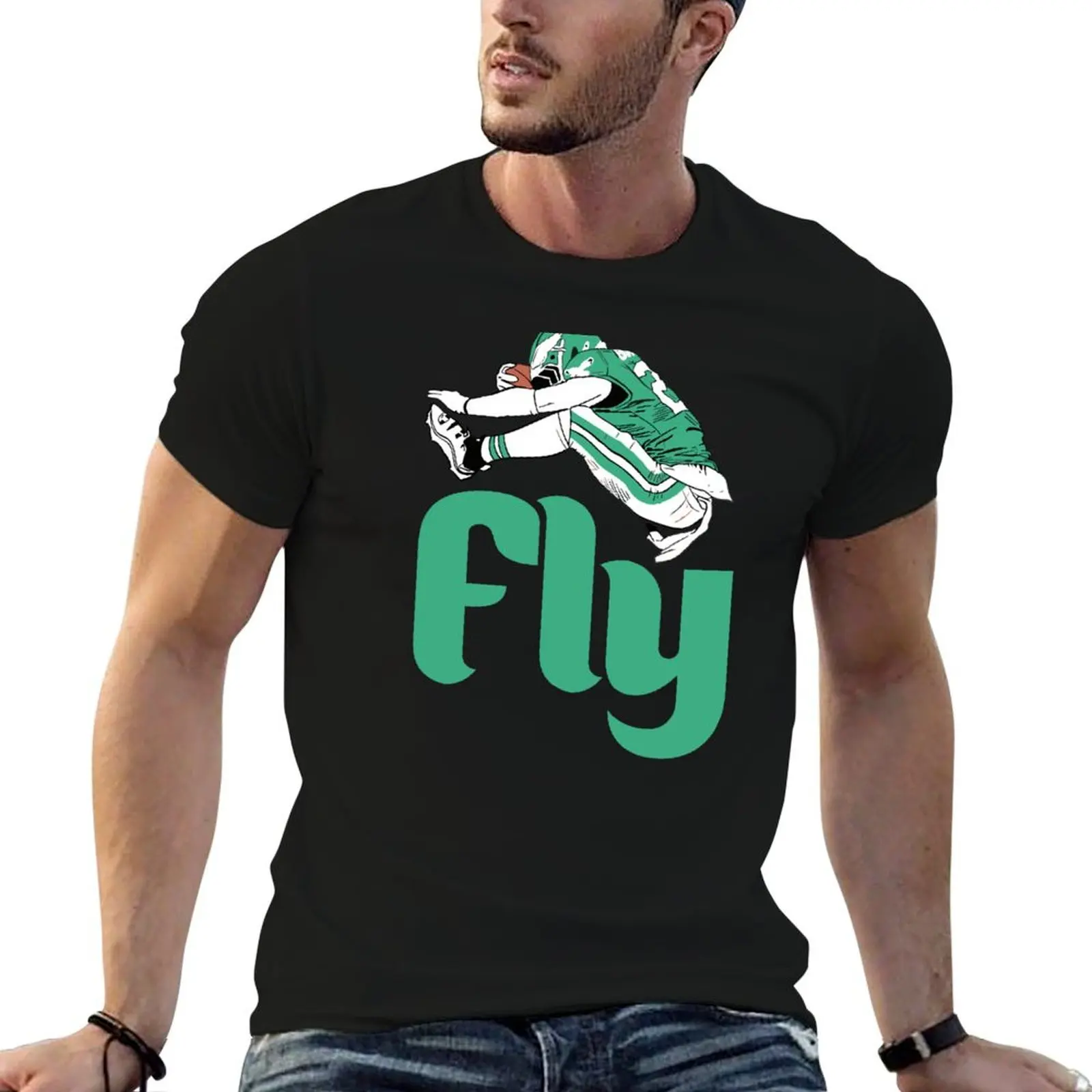 

Fly Saquon Barkley T-Shirt t shirt man casual printed t shirts for man T-Shirt