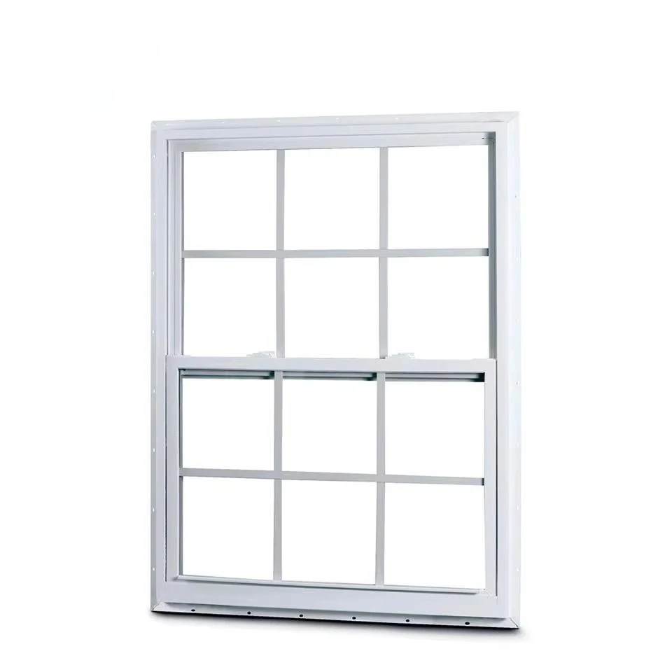America‑Standard Aluminum Windows & Doors, Black French Style Tempered Glass Waterproof Double & Single Hung Windows