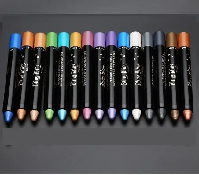 Eye makeup color pearlescent pen high light stick rotating shadow matte waterproof sweat proof not easy to smudge color makeup