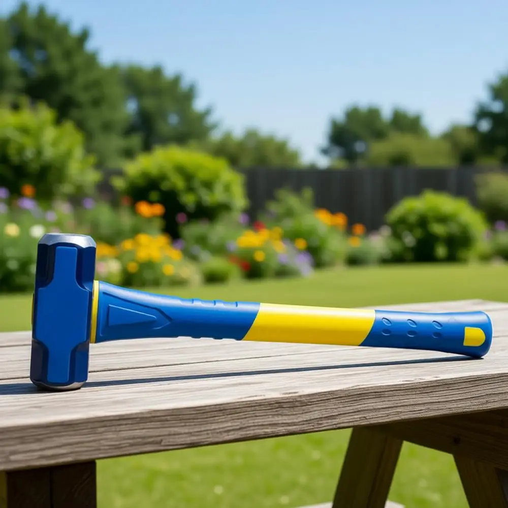 

Молоток-кувалда усиленный, 4 фунта, сталь 50-55 HRC, рукоятка из стекловолокна 16 дюймов, защита от ударов, нескользящая рукоятка