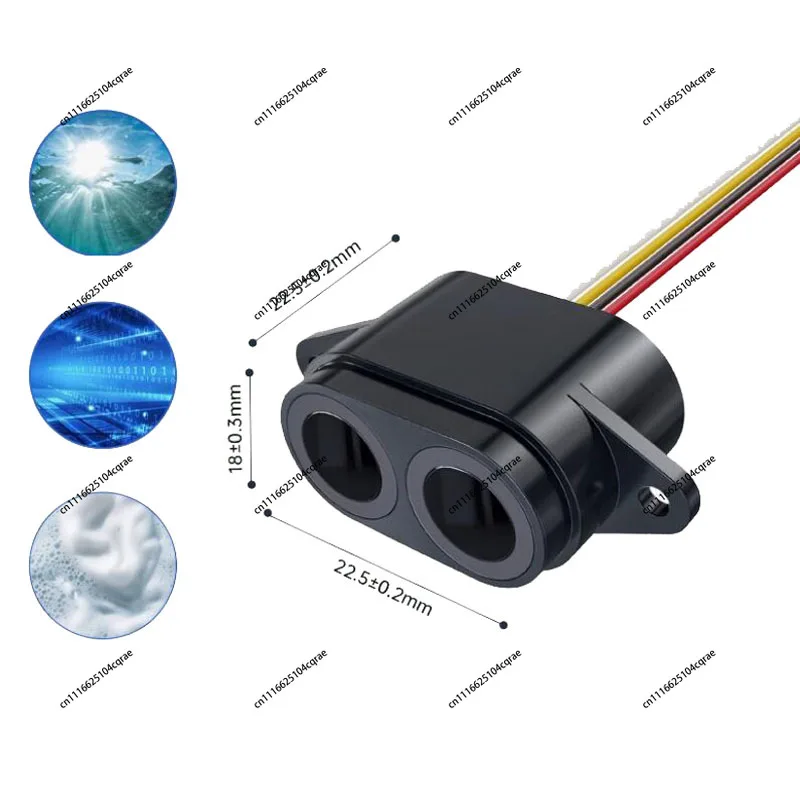 IP67 Waterproof Obstacle Avoid Module RS485 Ultrasonic Level Sensor Container Water Level Monitor