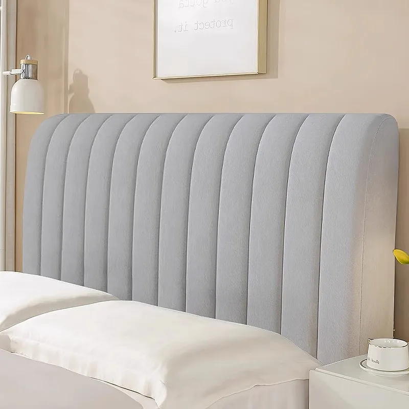 Thickened Upholstered Bed Headboard Cover Full Wrap All Season Universal