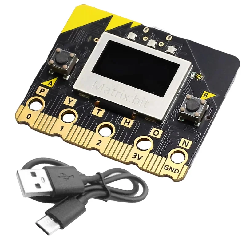 ABGI-Matrix: لوحة تطوير بت 2.4G راديو/واي فاي/BLE بلوتوث ESP32 0.96 بوصة OLED C++/بايثون/المعث + البرمجة الرسومية