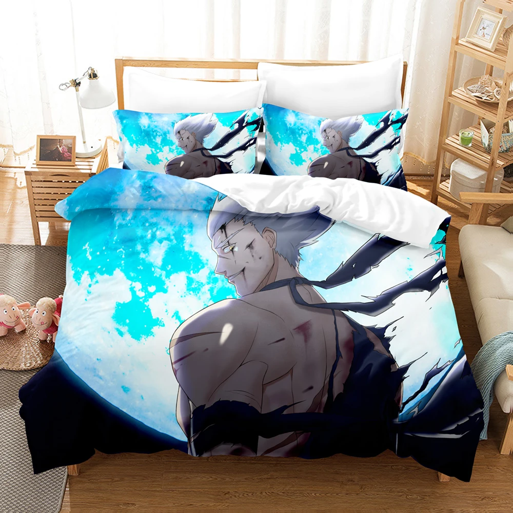 

3DOne punch Superman Bedding Sets Duvet Cover Set With Pillowcase Twin Full Queen King Bedclothes Bed Linen