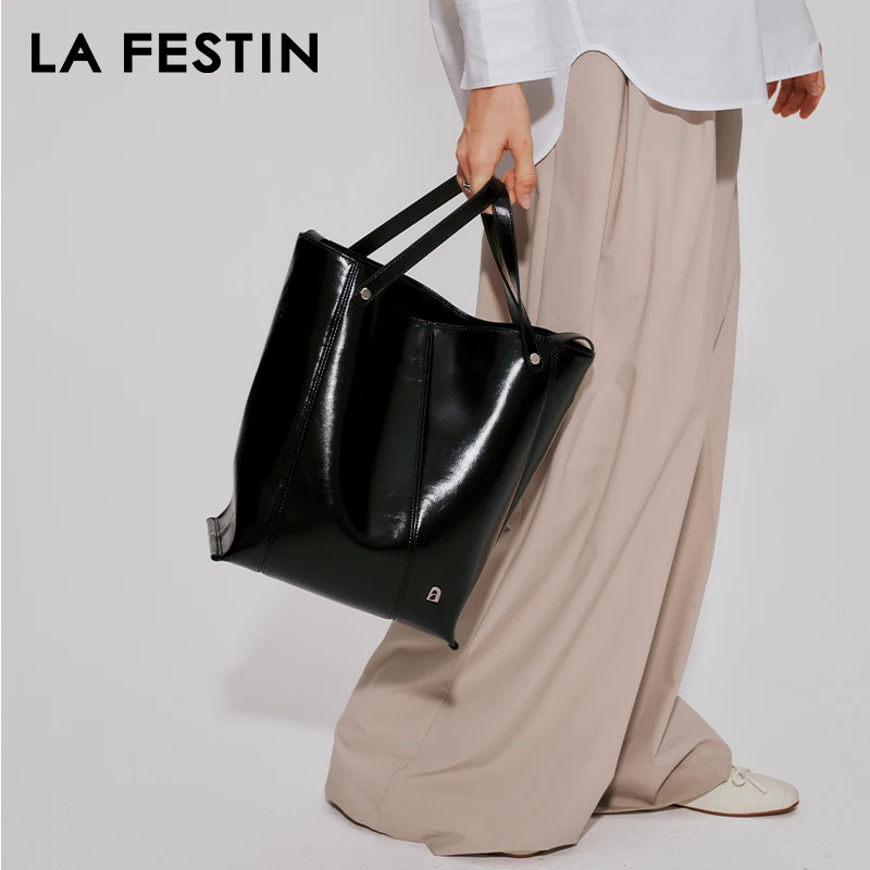 

LA FESTIN Original 2024 New Lady Bags Handbags Women Fashion Designer Shoulder Bag Bucket Bag Large Capacity Bag