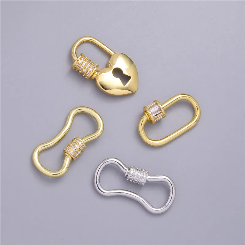 Juya DIY Accessories Jewellery Making Supplies for Necklace Bracelets Charms Clasps Chain Lock Hook keychain Jewelry  Materials