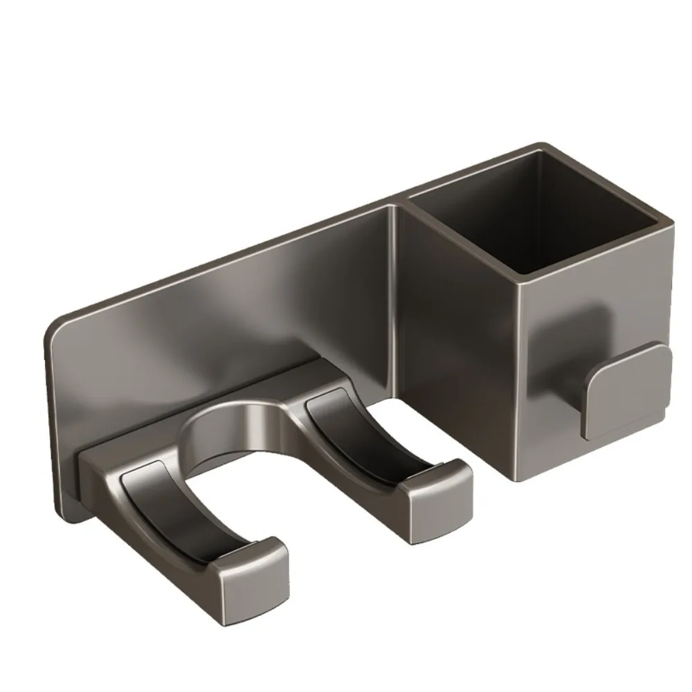 

Настенный держатель для фена, многофункциональная компактная полка для фена, прочный кронштейн для хранения без сверления