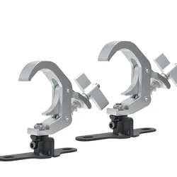 Folding Clamp For Moving Head Light Stage Lighting Hook Aluminum Truss Tube Clamps Loading 200KG Mobile Head 230W 200W 5R 7R