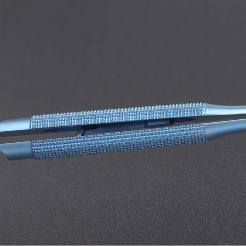 1pc Dental Microinstrument Titanium Needle Holder Tweezers Scissors Straight Elbow Oral and Ophthalmic Surgery Tools