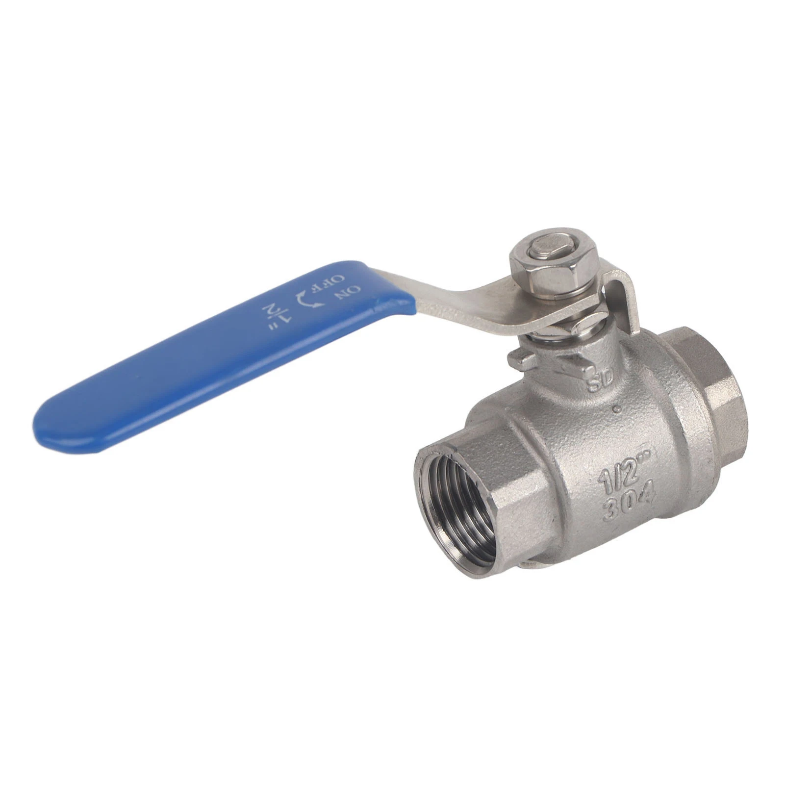 

1/2'' BSPT Full Port 2 Way Rotary Lever Stainless Steel SS304 Two Pieces Ball Valve WOG1000 Stainless Steel Ball Valve WOG1000
