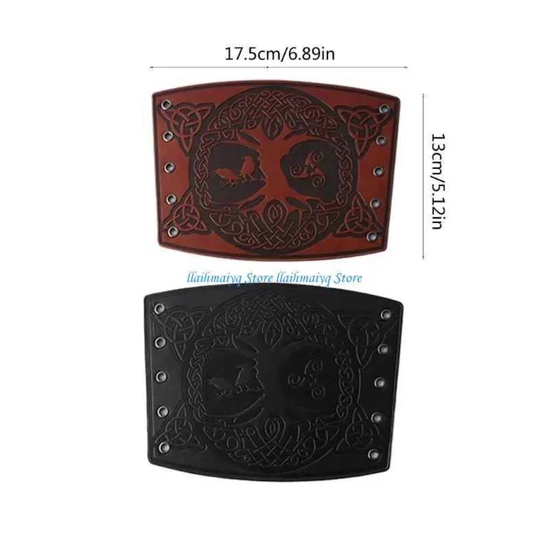 573B الرجال في العصور الوسطى تأثيري فارس القفاز قابل للتعديل الذاتي التعادل هول معصمه خمر