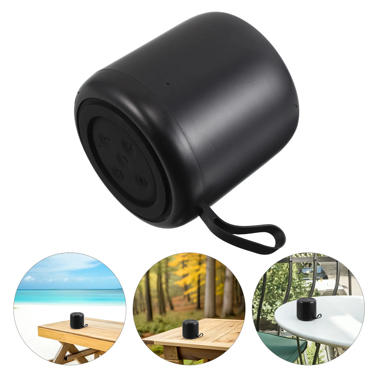 

Mini Cylinder Wireless Speaker Type-C Rechargeable Portable Outdoor Sound System For Camping Party Home Car, Strong Bass Stereo