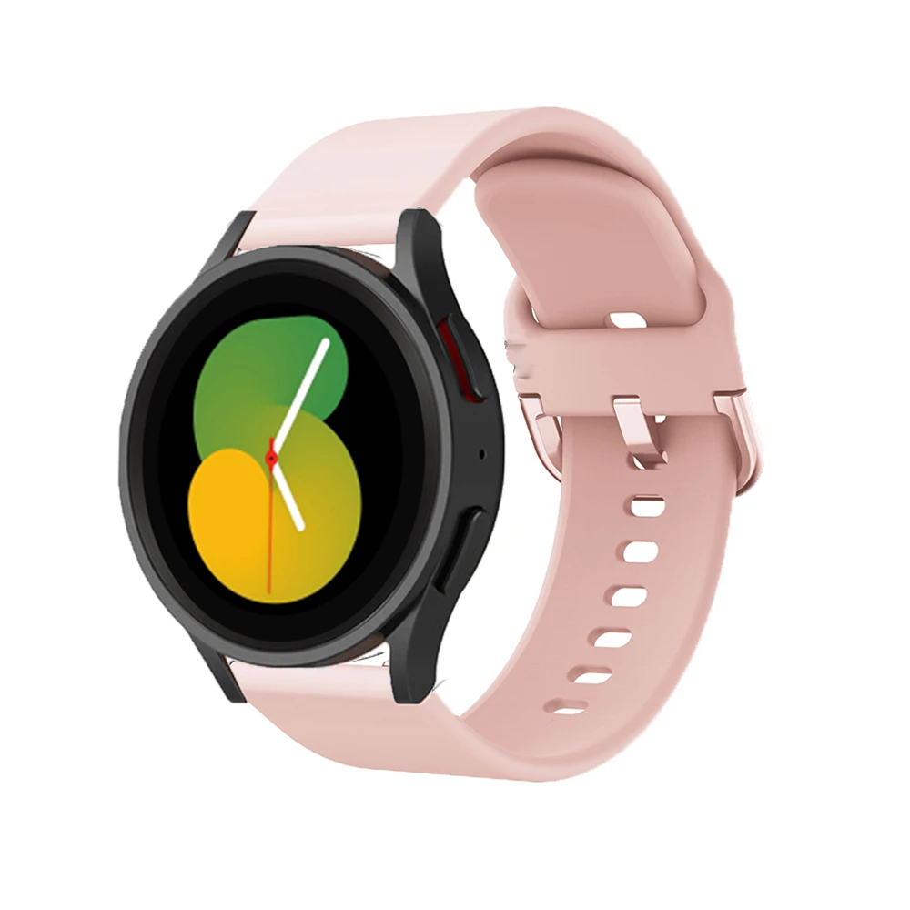 Correa deportiva para Samsung Galaxy Watch 3/4/5/5pro, pulsera de silicona suave para Galaxy Watch Active 1/2/3, 20/22mm