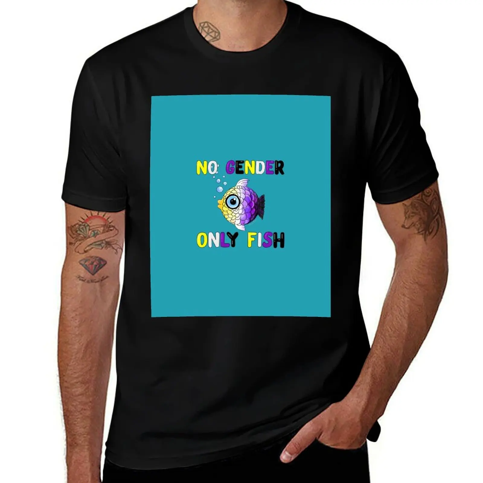 

No Gender Only Fish T-Shirt man t shirt custom t shirt t shirt men