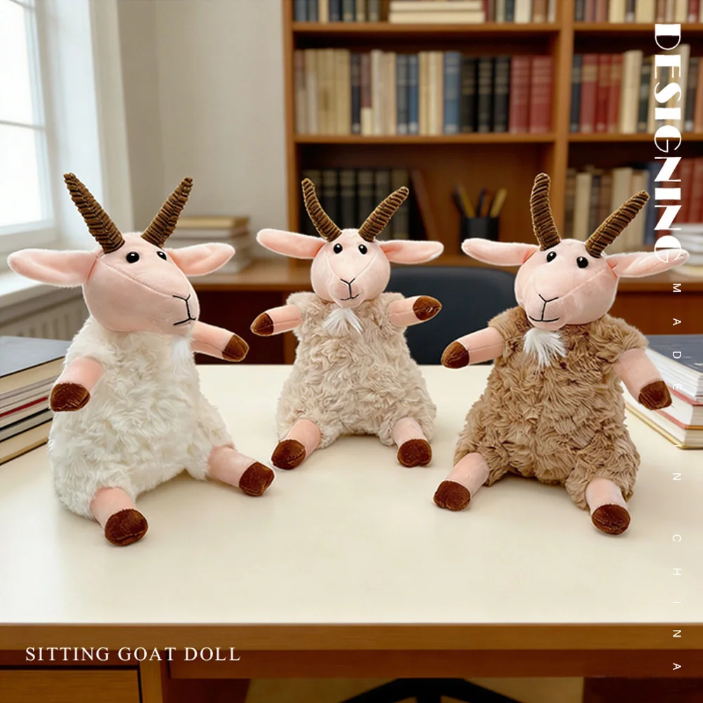 Sitting Goat Plush …