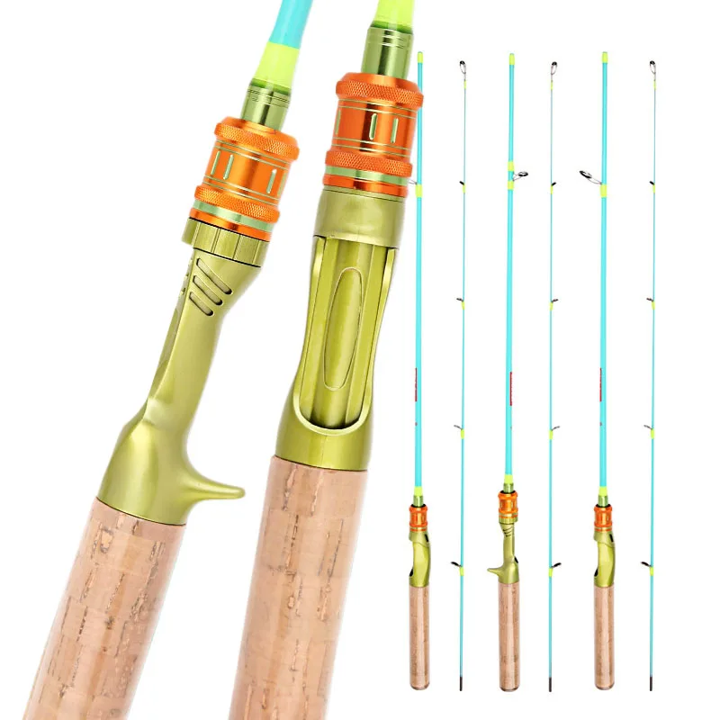 

1.5m 1.68m 1.8m Baitcasting and Spinning Rods Solid Soft Tail Lure Fishing Rods Jigging rod