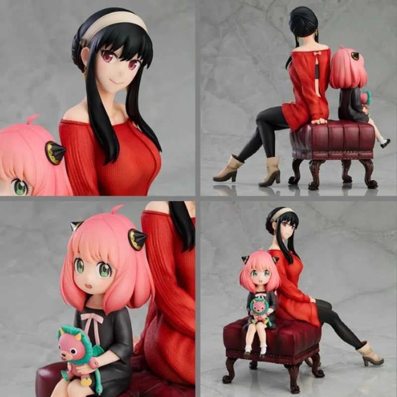 

Spy Play House Gua Shen Ania and Joel Sofa Sitting posture Collection Model Doll Ornament Box Set Handmade